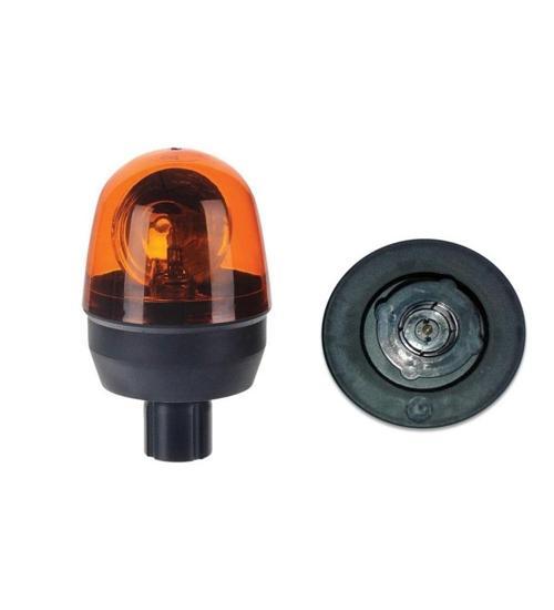 Döner Lamba Boru Tipi Soketli 12V Sarı EMR07