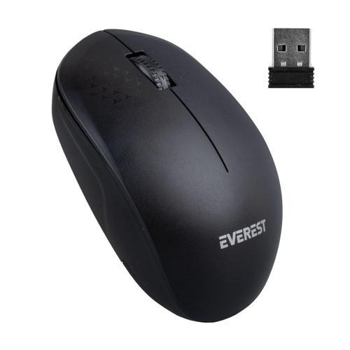 EVEREST SMW-88 USB 2.4GHZ SİYAH 1200 DPI KABLOSUZ MOUSE (5060)