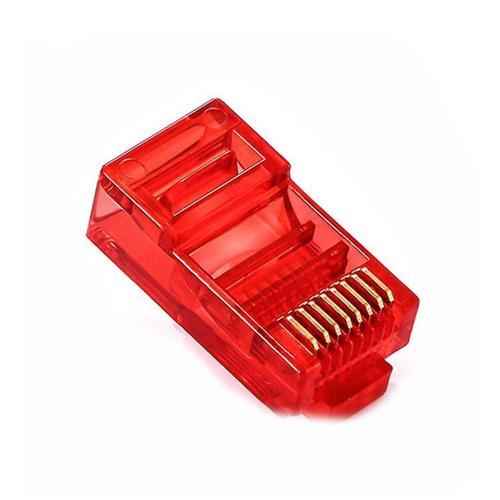 RJ45 RJ45 CAT6 8P/8C KIRMIZI SOKET (100LÜ PAKET) (5060)