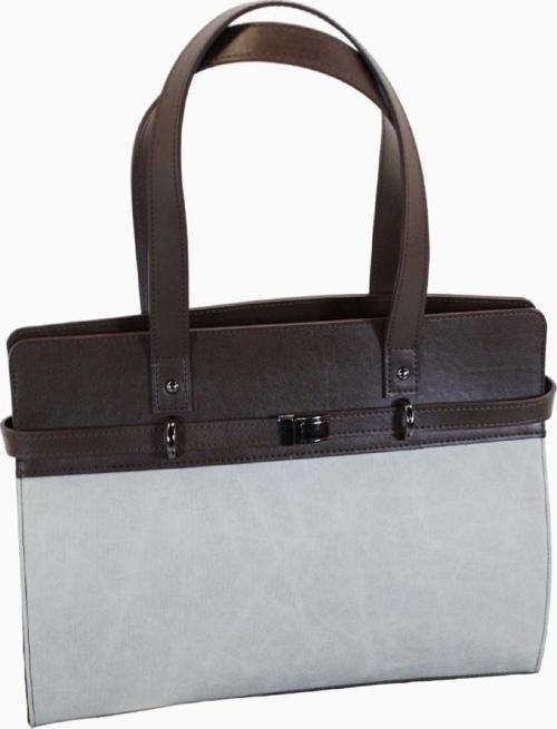 KADIN EL VE OMUZ ÇANTASI Siyah-Krem