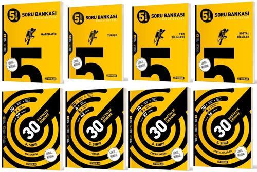 Hız 2025 5. Sınıf Matematik + Türkçe + Fen + Sosyal Haftalık Deneme + Soru Seti 8 Kitap