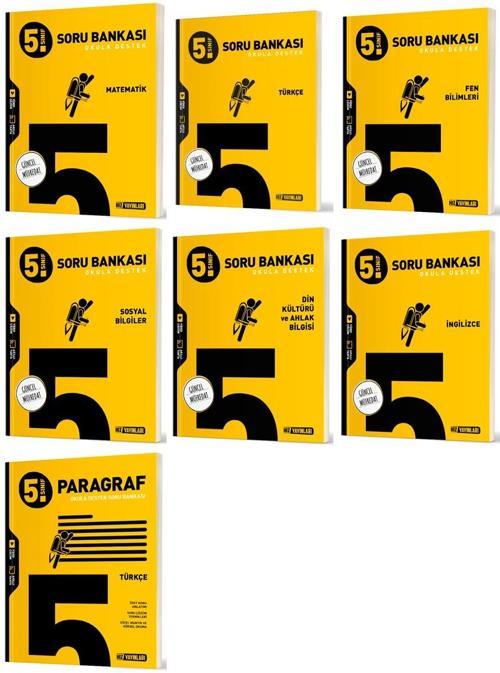 Hız 2025 5. Sınıf Tüm Dersler Soru Bankası Seti Tam Set 7 Kitap