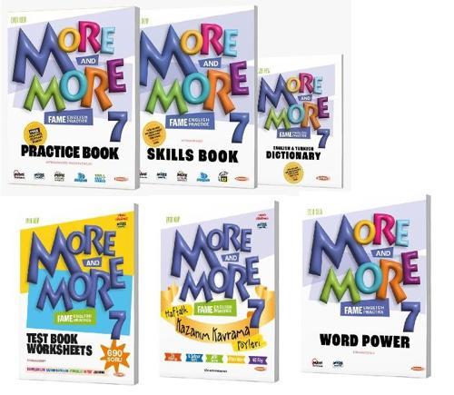 Kurmay Elt 2025 7. Sınıf More More Practice + Test Book + Kazanım Föyleri + Wordpower