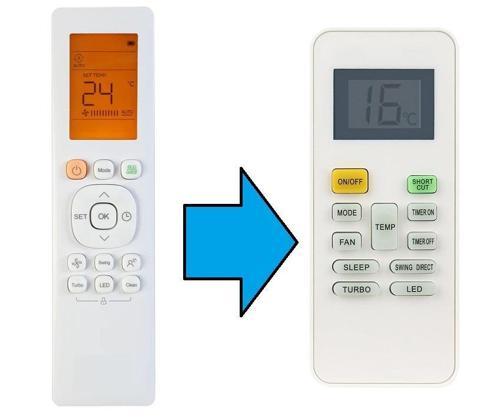 teka ile uyumlu İnverter Klima Kumandası-Resimde Sağdaki Gönderilir