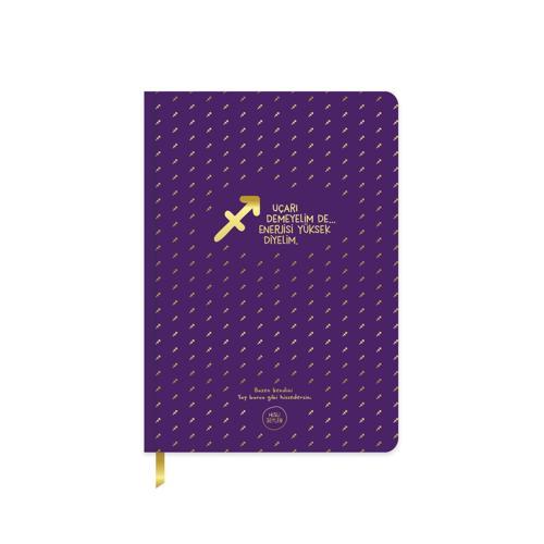 A5 96 Yp.Çizgili Sert Kapak Ciltli Defter-Yay burcu