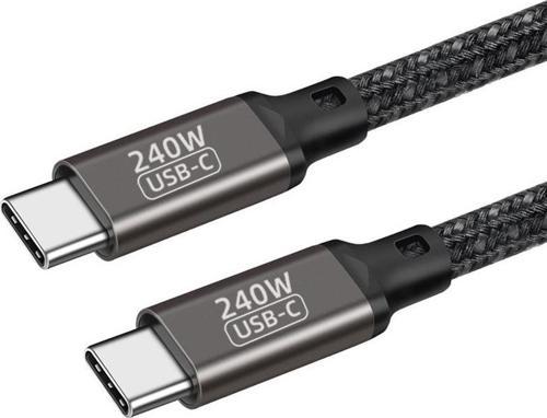 QG02 Type-C to Type-C PD3.1 Data Kablosu 240W 480Mbps 0.5 Metre