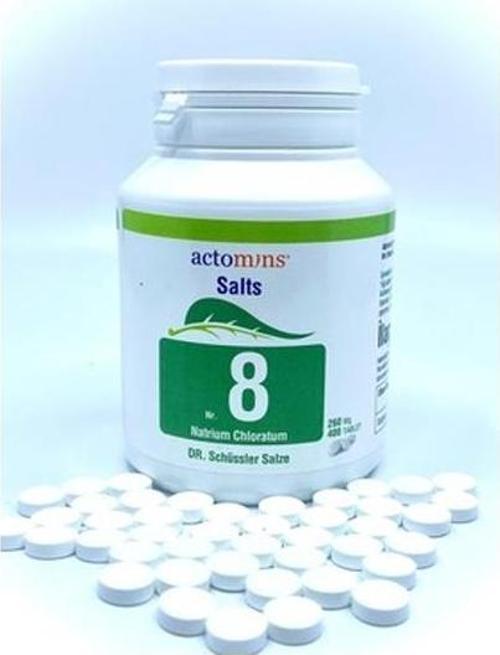 Tuzları No8 NatriumChloratumD6-400 Tablet-SKT:12/2029