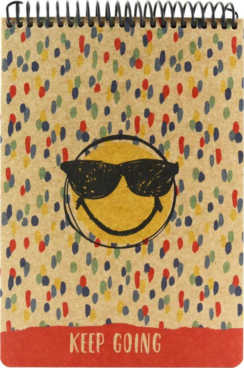 Smiley Bloknot A5 100 Yaprak Çizgili (Sert Kraft Kapak) 1017157