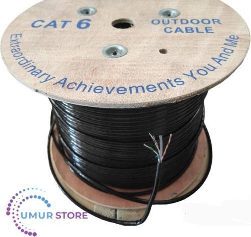 50 Metre Dış Ortam Internet Kablosu Cat6 50 mt Özel Üretim