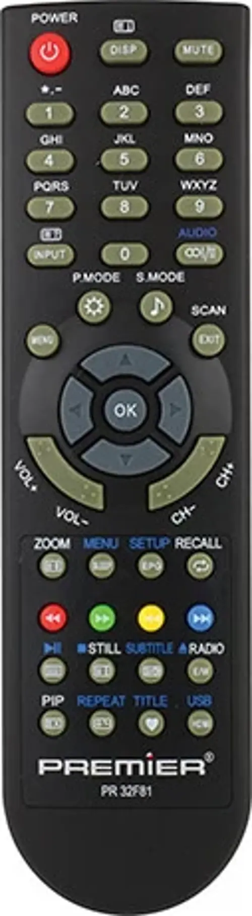 Kl Premıer RM-L265 Blisterli Yazısız LCD LED Tv Kumanda (RC0265-082019034)