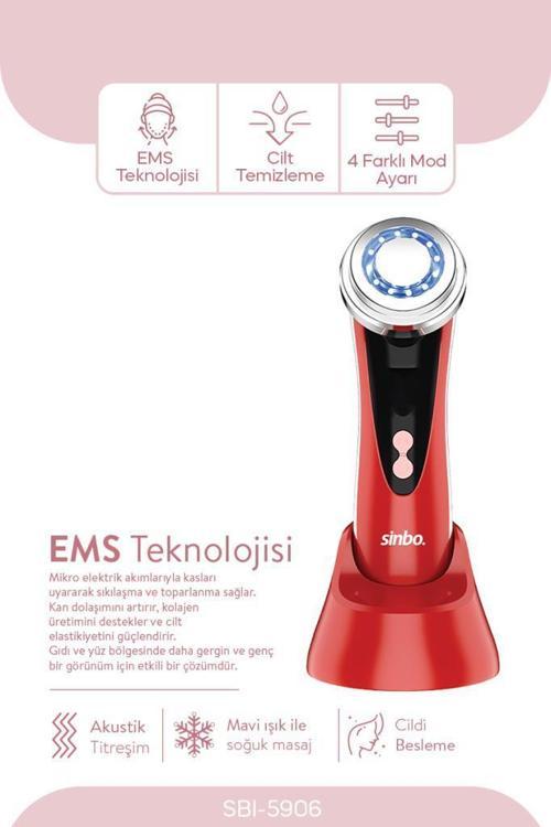 Sbı-5906 RF Lifting Etkili Cilt Sıkılaştırıcı Kırmızı