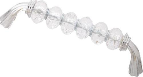 Pençe Ayak Kristal Boncuk Kulp (128 Mm ) Krom- Boncuk-10 Adet