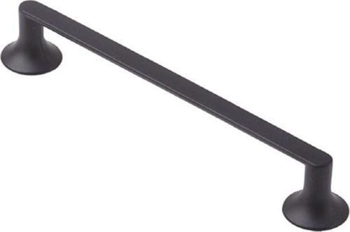 Lüks Mobilya Dolap Çekmece Kulpları Toro Siyah 128 Mm (12,8 Cm)-2 Adet