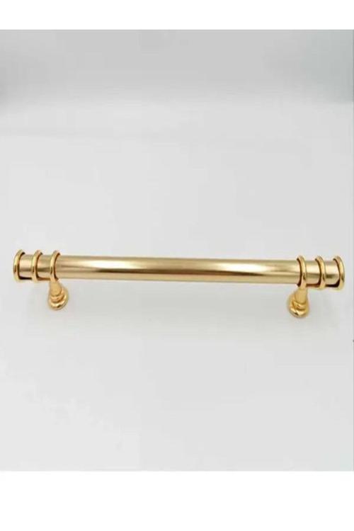 Polimer Boncuk Halka Modern Dolap Çekmece Kulpları (160 Mm ) Altın-Altın- 2 Adet