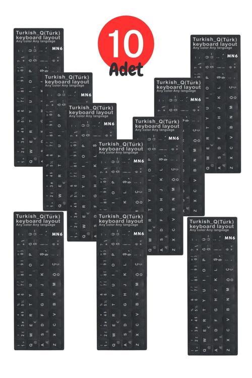 Türkçe Q Klavye Sticker/Laptop Pc Uymlu Türkçe Q Sticker / A Kalite Türkçe Klavye Sticker