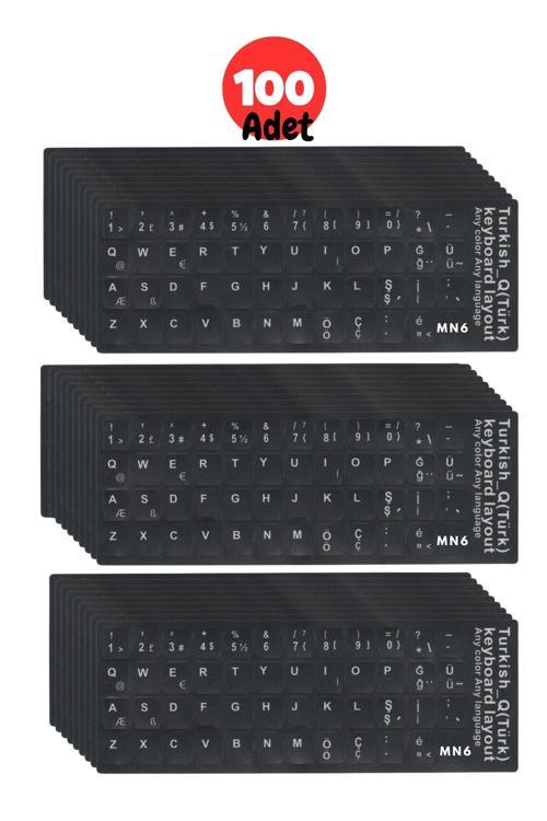 Ultra Paket Türkçe Q Klavye Sticker Laptop Pc Uymlu Türkçe Q Sticker A Kalite Türkçe Klavye Sticker