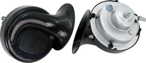 Korsa 12V Tek Fişli İnce Kalın Ses Salyangoz Korna 2'li Takım