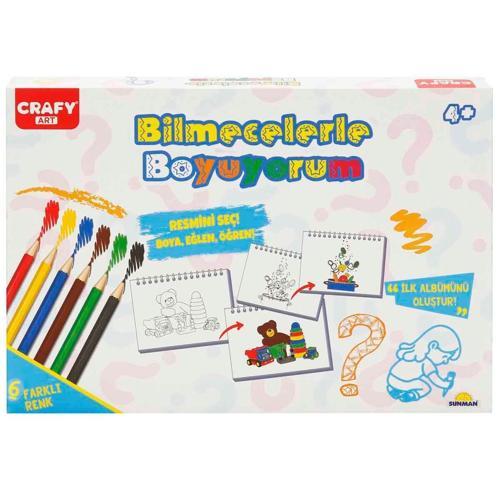 Crafy Bilmecelerle Boyuyorum Etkinlik Seti
