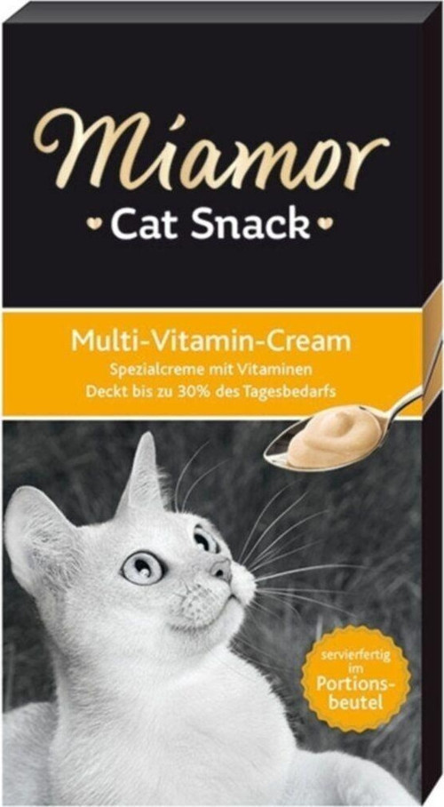 Mıamor Cat Sneak Multi Vitamin- Tamamlayıcı Ek Besin Ve Kedi Ödülü 6 X 15 Gr
