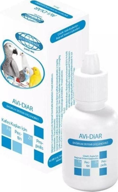 6 Adet Avi-Diar Kuşlar Için Bağırsak Sistemi Güçlendirici