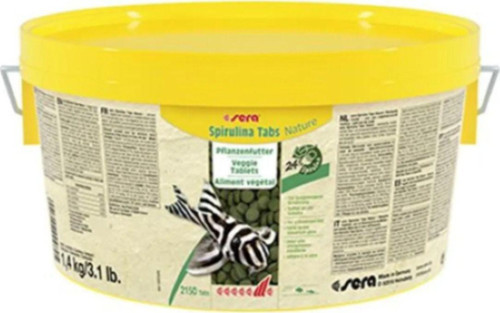 Spirulina Tab Nature Tablet Yem Kovadan 500 Adet