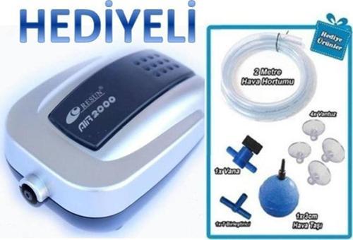 Air 2000 Tek Çıkışlı Akvaryum Hava Motoru 1,8 L/Dk Hediyeli