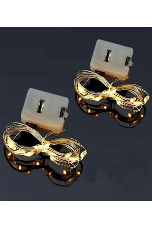 1 Metre Peri Led Mini Güç Kutulu Dekoratif Led Piller Dahildir 1 Adet