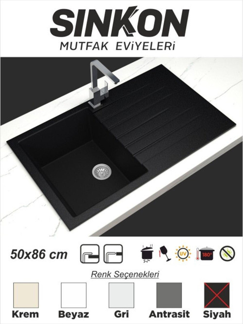 Siyah Granit Evye 50X86 - Sg86 -