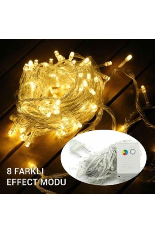 10 Metre 100 Ledli Fişli Led Işık Günışığı Dekor Lambası Yılbaşı Ağacı Işığı Led Işık