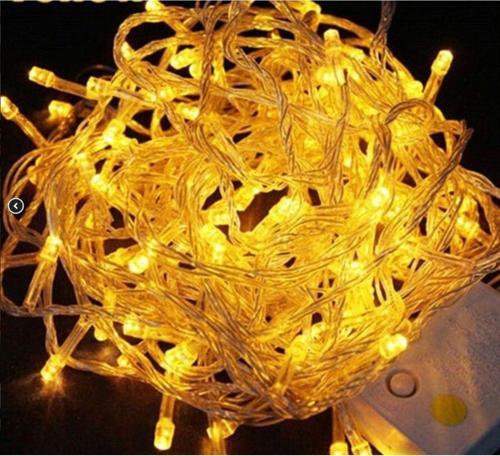 Ledison 10 Metre 100 Led 8 Fonksiyonlu Günışığı Led Işık Fişli Dekor Lambası Parti Süsü
