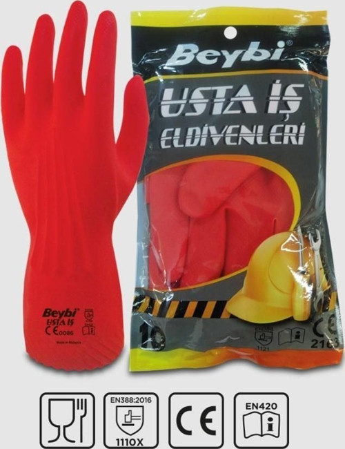 Usta İş Lateks Eldiven NO:10