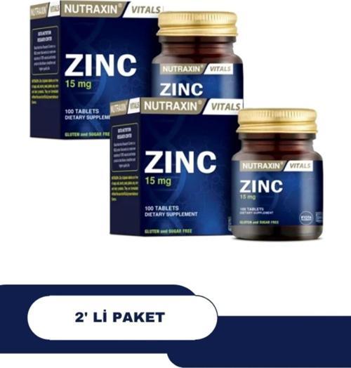 Zinc Sulphate 15 Mg 100 Tablet 2 Adet