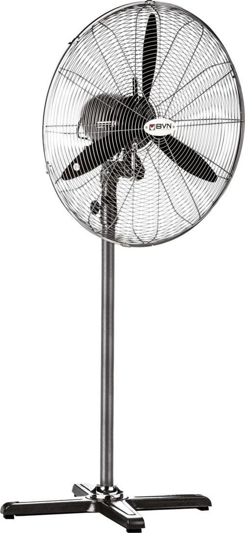 BSV 500 50cm Siyah 3 Kanatlı Sanayi Tipi Ayaklı Vantilatör