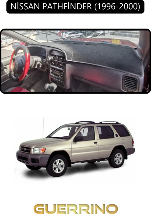 Nissan Pathfinder 1996-2000Torpido Koruma Halısı Siyah Kenar