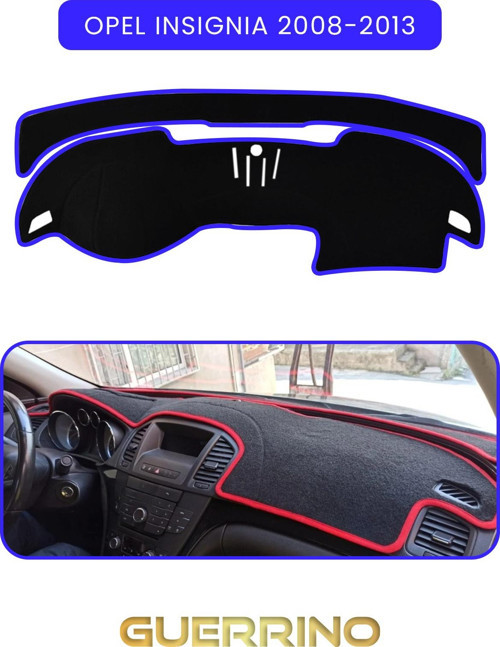 Opel Insignia (2008-2013)Torpido Koruma Halısı Mavi Kenar