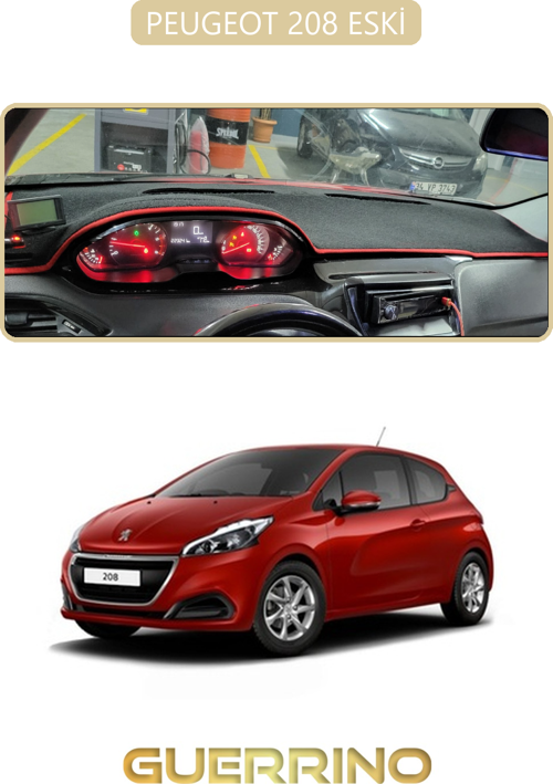 Peugeot 208 Eskitorpido Koruma Halısı Bej Kenar