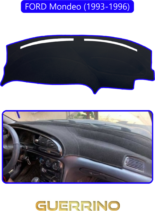 Ford Mondeo (1993-1996)Torpido Koruma Halısı Mavi Kenar