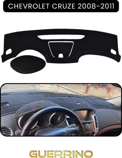 Chevrolet Cruze 2008-2011Torpido Koruma Halısı Siyah Kenar