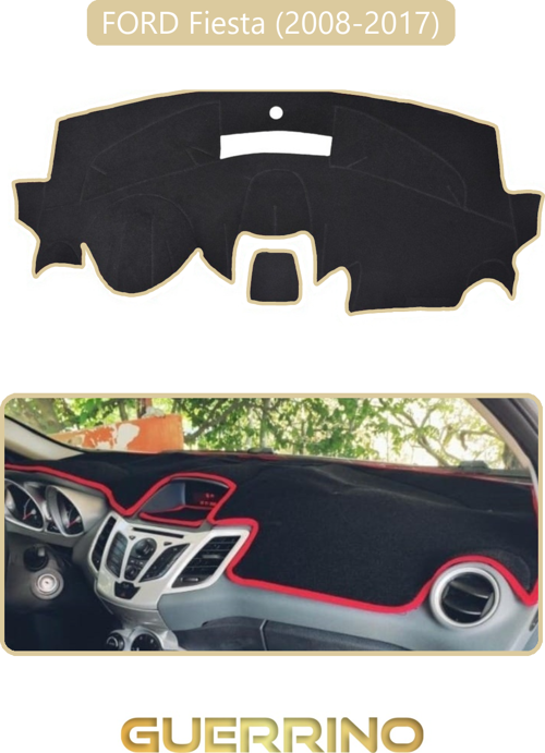 Ford Fiesta (2008-2017)Torpido Koruma Halısı Bej Kenar