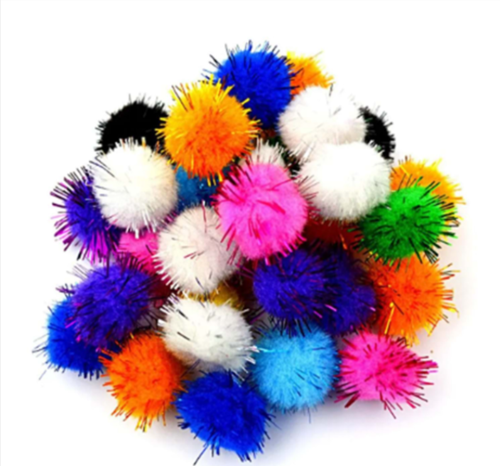 Simli Ponpon Karışık Boy 70'li