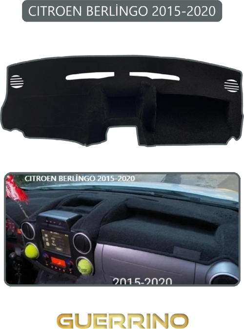 Cıtroen Berlingo 2008-2017Torpido Koruma Halısı Gri Kenar