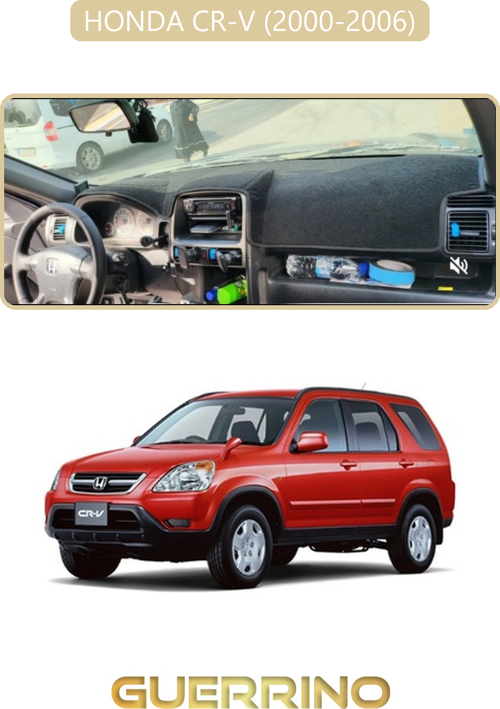 Honda Cr-V 2000-2006Torpido Koruma Halısı Bej Kenar