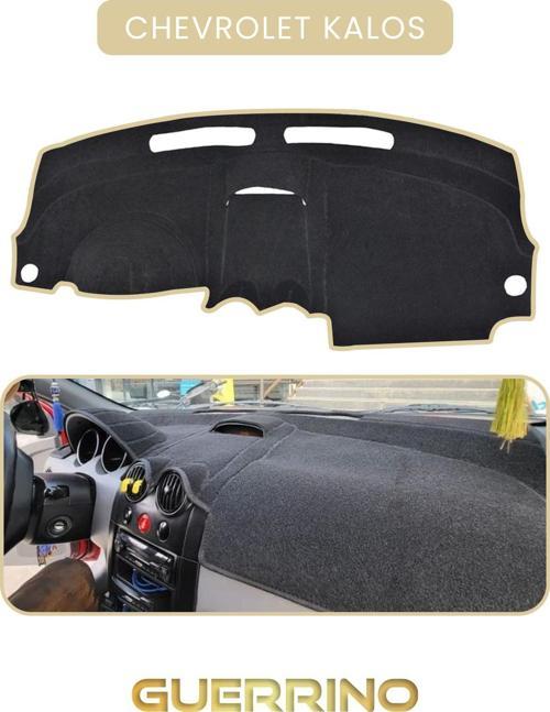 Chevrolet Kalos Torpido Koruma Halısı Bej Kenar