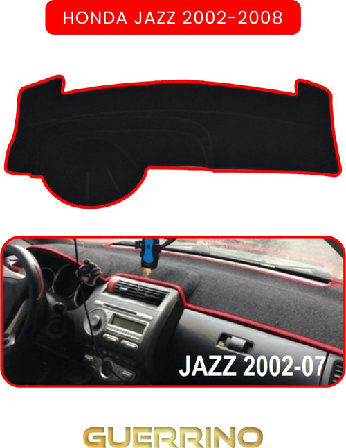 Honda Jazz 2002-2008Torpido Koruma Halısı Kırmızı Kenar