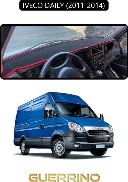 Iveco Daıly 2011-2014Torpido Koruma Halısı Siyah Kenar
