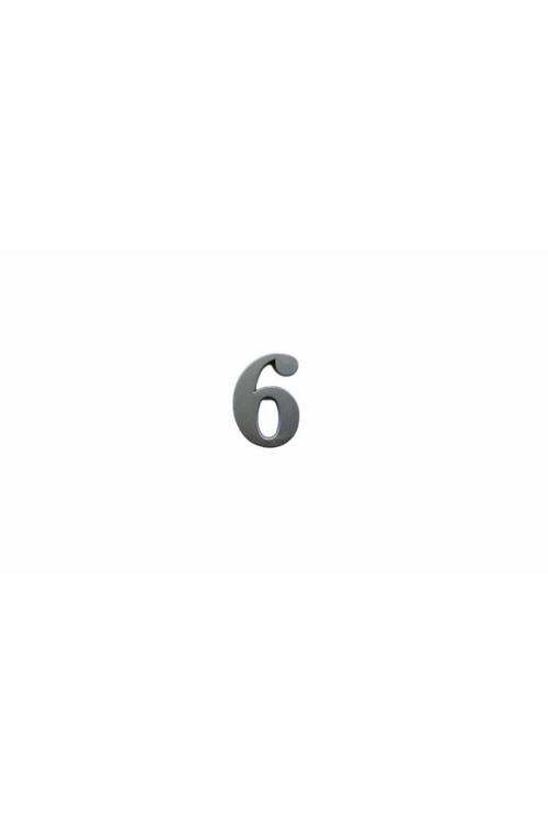 İtalik 6 Rakamı 5 cm Saten Yapışkanlı