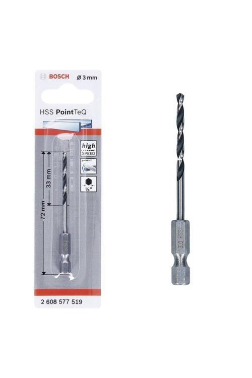 Pointteq Altıgen Şaftlı Hss Matkap Ucu 3 mm