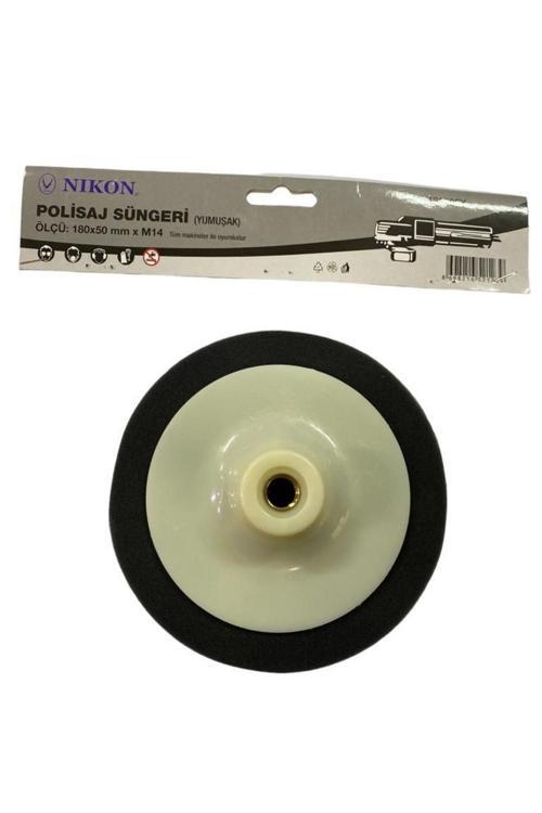 18050SY Polisaj Süngeri 180 mm Siyah Yumuşak