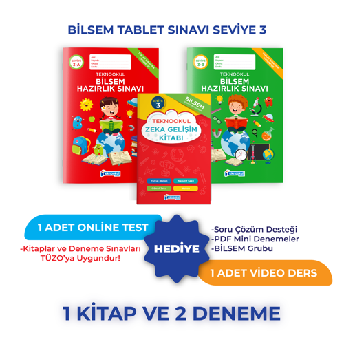 BİLSEM TABLET SINAVI SEVİYE 3