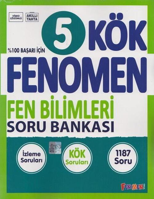 5. Sınıf Fen Bilimleri KÖK Soru Bankası Fenomen Okul Yayınları